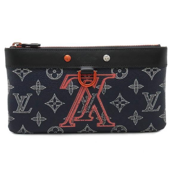 Louis Vuitton Apollo Pochette Monogram Pouch Multi PM - Picture 1 of 9